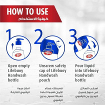 Lifebuoy Antibacterial Hand Wash Refill Pouch, Mild Care 100% Stronger Germ Protection, 1 Liter