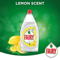Fairy Lemon Dishwashing Liquid Soap, 2 X 1 Liter