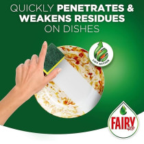 Fairy Lemon Dishwashing Liquid Soap, 2 X 1 Liter