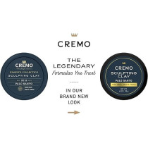Cremo Premium Barber Grade Hair Styling Palo Santo (Reserve Collection) Sculpting Clay, High Hold, Matte Finsh, 4 Oz