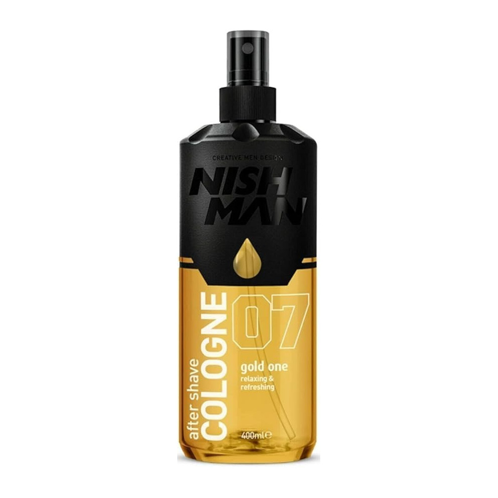 Nishman 07 After Shave Cologne, Gold One 400 Ml Xl