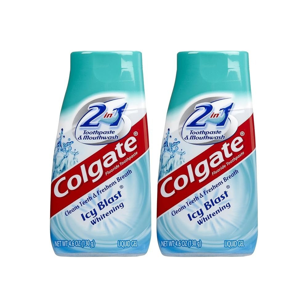 Colgate 2 In 1 Toothpaste And Mouthwash, Whitening Icy Blast, 4.6 Oz