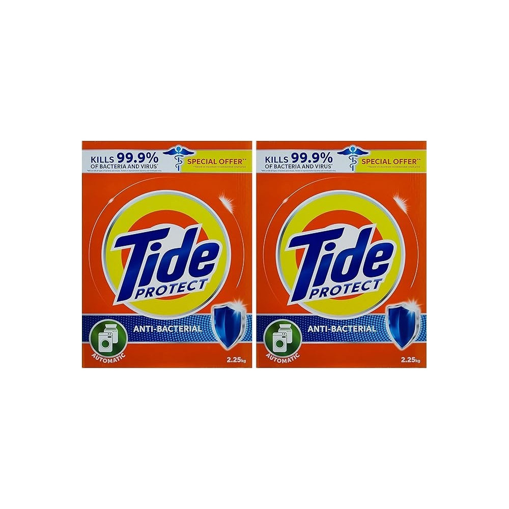Tide Protect Antibacterial Laundry Detergent Automatic, 2.25Kg