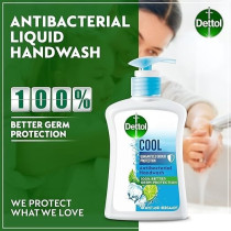Dettol Cool Handwash Liquid Soap For Effective Germ Protection And Personal Hygiene (Protects Against 100 Illness Causing Germs) Mint And Bergamot Fragrance, 400Ml