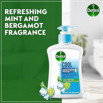 Dettol Cool Handwash Liquid Soap For Effective Germ Protection And Personal Hygiene (Protects Against 100 Illness Causing Germs) Mint And Bergamot Fragrance, 400Ml