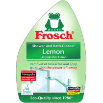 Frosch Natural Lemon Shower And Bathroom Cleaner Spray Bottle, 500Ml (Pack Of 2)