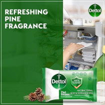 Dettol Original Antibacterial Skin And Surface Wipes, 40 Count