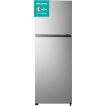 Hisense 320L Top Mount Refrigerator, Moisture Fresh Crisper, Silver Color, Model - RT418N4ASU | Hisense Double Door Refrigerator
