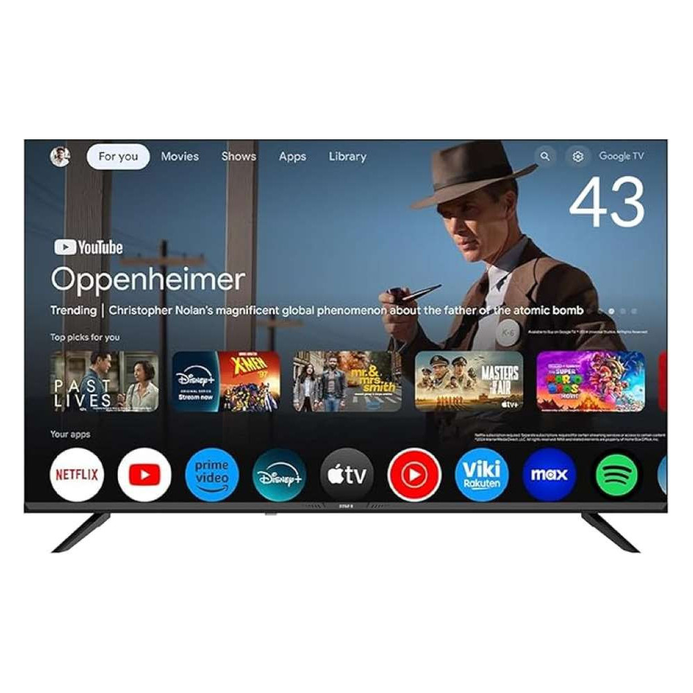 Star-X 2K FHD 43 Inches LED Smart TV, Google TV, Dolby Audio, 43LN680G