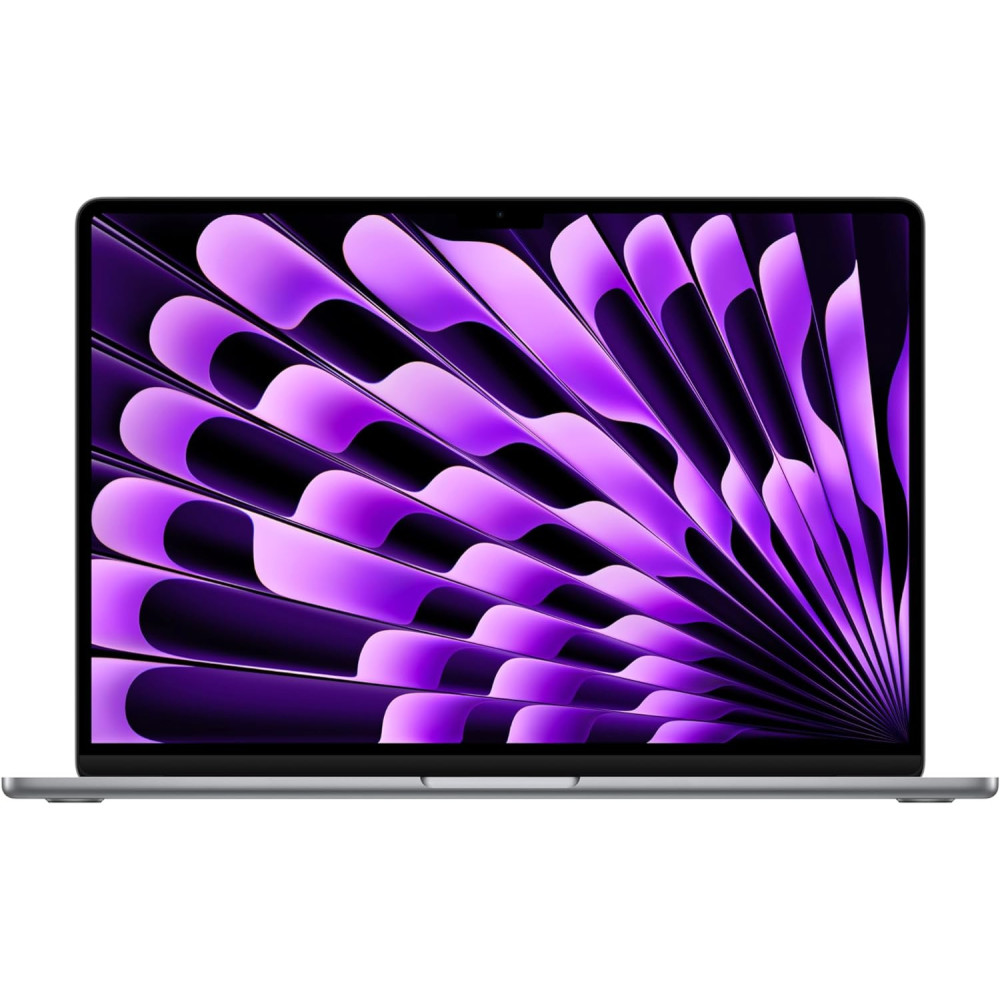 Apple Macbook Air 15 inch, M3 chip with 8-core CPU and 10-core GPU, 16GB RAM, 512 GB SSD, Space Grey, English MXD13 1 Year Warranty