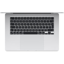 Apple Macbook Air 15 inch, M3 chip with 8-core CPU and 10-core GPU, 16GB RAM, 512 GB SSD, Silver, English MXD23 1 Year Warranty