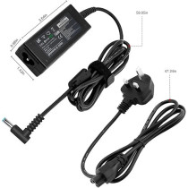 Falamiao 45W 19.5V 2.31A Ac Adapter Laptop Charger For Hp, Notebook Power Supply With Power Cord Compatible With Hp 45W Elitebook Folio, Spectre Ultra Book, Pavilion Touchsmart And More, (4.5Mm X 3Mm)