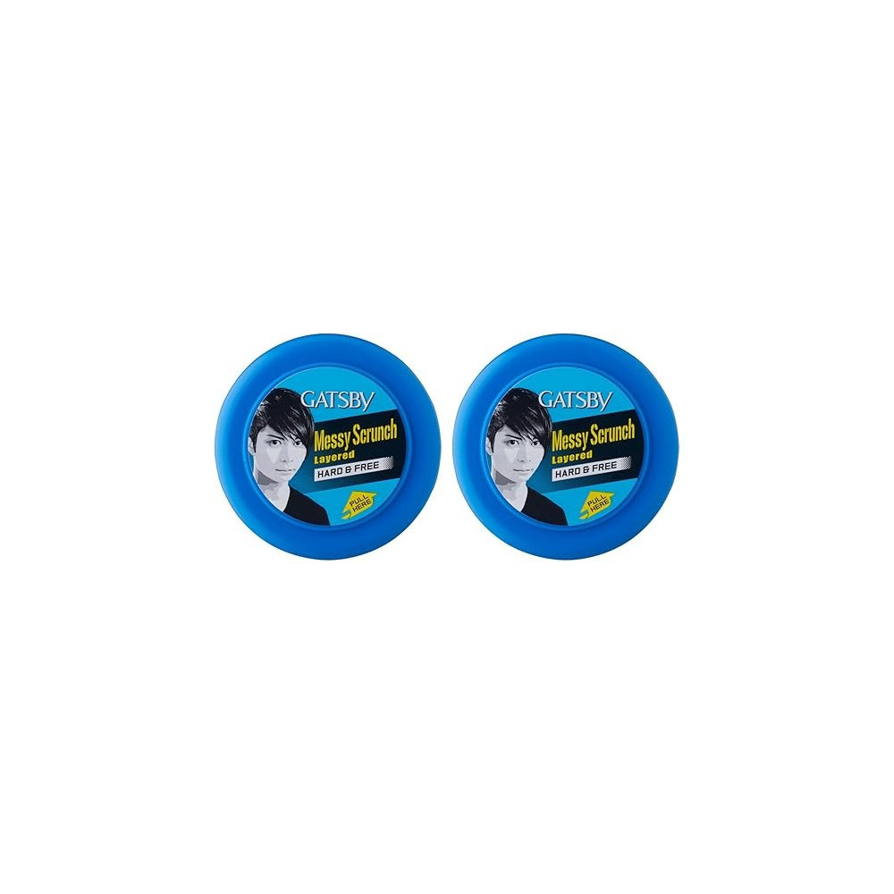 Gatsby Hair Styling Wax, Hard And Free, 75G (Pack Of 2)