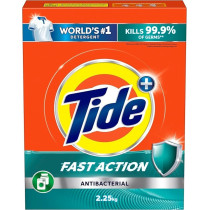 Tide Anti-Bacterial Fast Action Laundry Detergent Powder, 2.25 Kg