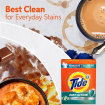 Tide Anti-Bacterial Fast Action Laundry Detergent Powder, 2.25 Kg