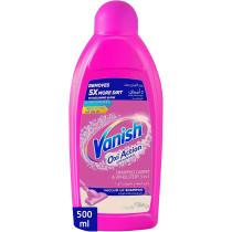 Vanish Carpet And Upholstery Stain Remover Shampoo, Removes 5X More Dirt, 500 Ml