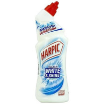 Harpic Toilet Cleaner Bleach White And Shine Original, 750 ml