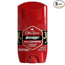 Old Spice Red Zone Collection Invisible Solid Swagger Scent Men's Anti-Perspirant And Deodorant 73g, (Pack of 6)