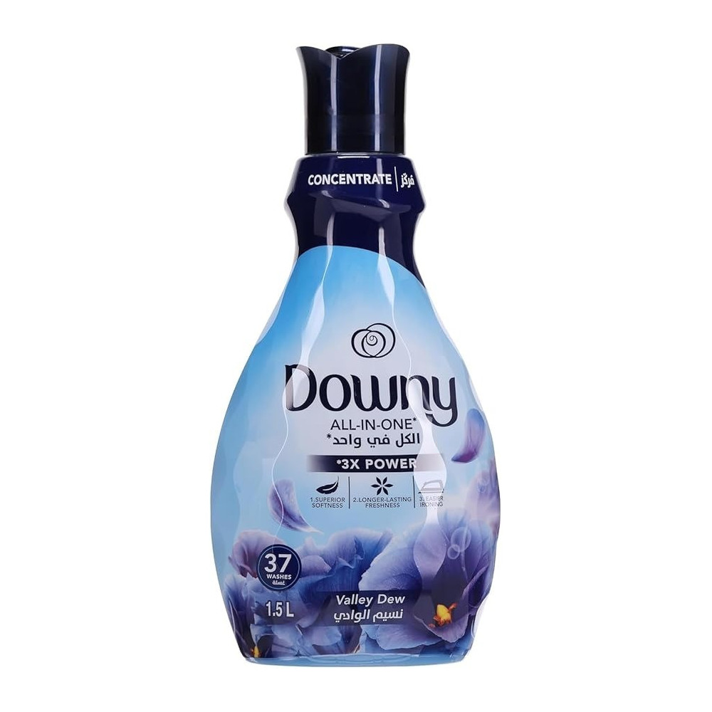 Downy Concentrate Fabric Softener Valley Dew, 1.5Liter