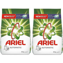 Ariel Automatic Laundry Powder Detergent, Original Scent, 6 kg, Dual Pack