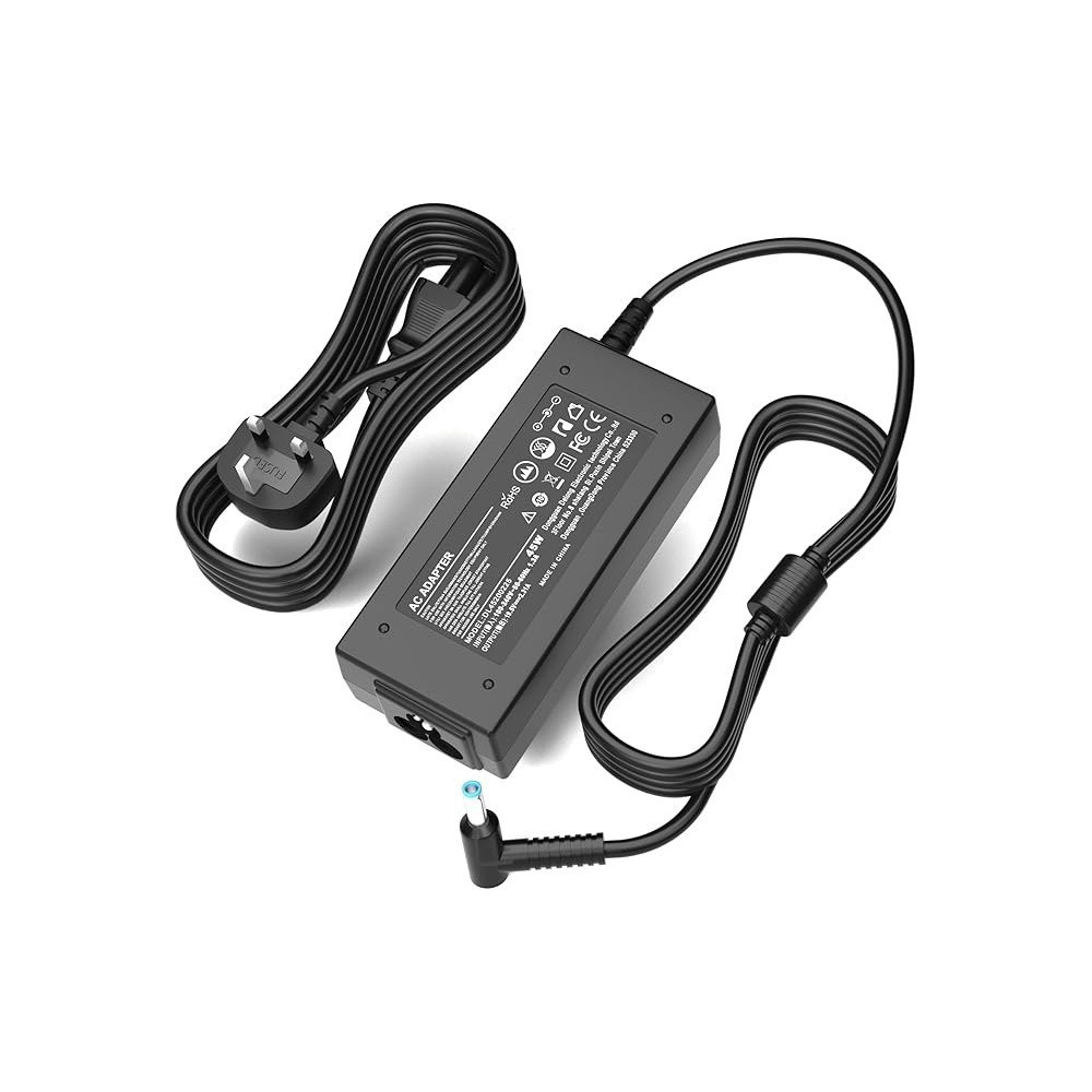 Adaptake 45W Laptop Charger for HP, 19.5V Power Adapter Compatible with HP Stream 11 13 14 Series, Elitebook Folio, Spectre Ultrabook, Pavilion Touchsmart and More(4.5mm x 3mm)