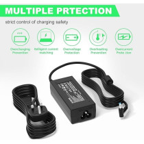 Adaptake 45W Laptop Charger for HP, 19.5V Power Adapter Compatible with HP Stream 11 13 14 Series, Elitebook Folio, Spectre Ultrabook, Pavilion Touchsmart and More(4.5mm x 3mm)