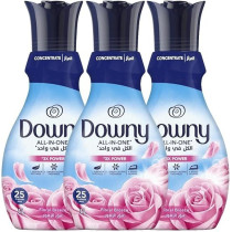 Downy Concentrate Fabric Softener, Floral Breeze, 1Liter Triple Pack