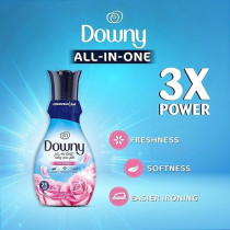 Downy Concentrate Fabric Softener, Floral Breeze, 1Liter Triple Pack