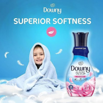 Downy Concentrate Fabric Softener, Floral Breeze, 1Liter Triple Pack