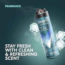 Degree Men Antiperspirant Deodorant Dry Spray Cool Rush Deodorant for Men With MotionSense Technology, 107g