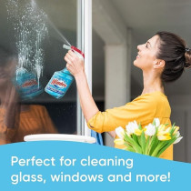 Windex Glass Cleaner Trigger Bottle, Original Blue, 23 fl oz, Pack of 2