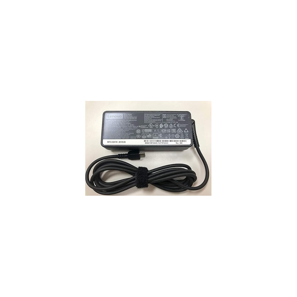 Lenovo 4X20M26268 65W USB Type C AC Adapter Prong Power Cord 100-240V 50-60Hz