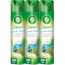 Air wick Jasmine Aerosol, Easy to Use Air Freshener, Eliminates Bad Odour like Cat Litter Smell, 300 ml