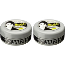 Gatsby Hair Styling Wax, Mat and Hard, 75g (Pack of 2)