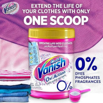 Vanish Laundry Stain Remover Oxi Action Gold Powder for Colors And Whites, Can be Used With and Without Detergents, Additives And Fabric Softeners, Ideal for Use in the Washing Machine, 500 g