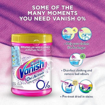 Vanish Laundry Stain Remover Oxi Action Gold Powder for Colors And Whites, Can be Used With and Without Detergents, Additives And Fabric Softeners, Ideal for Use in the Washing Machine, 500 g
