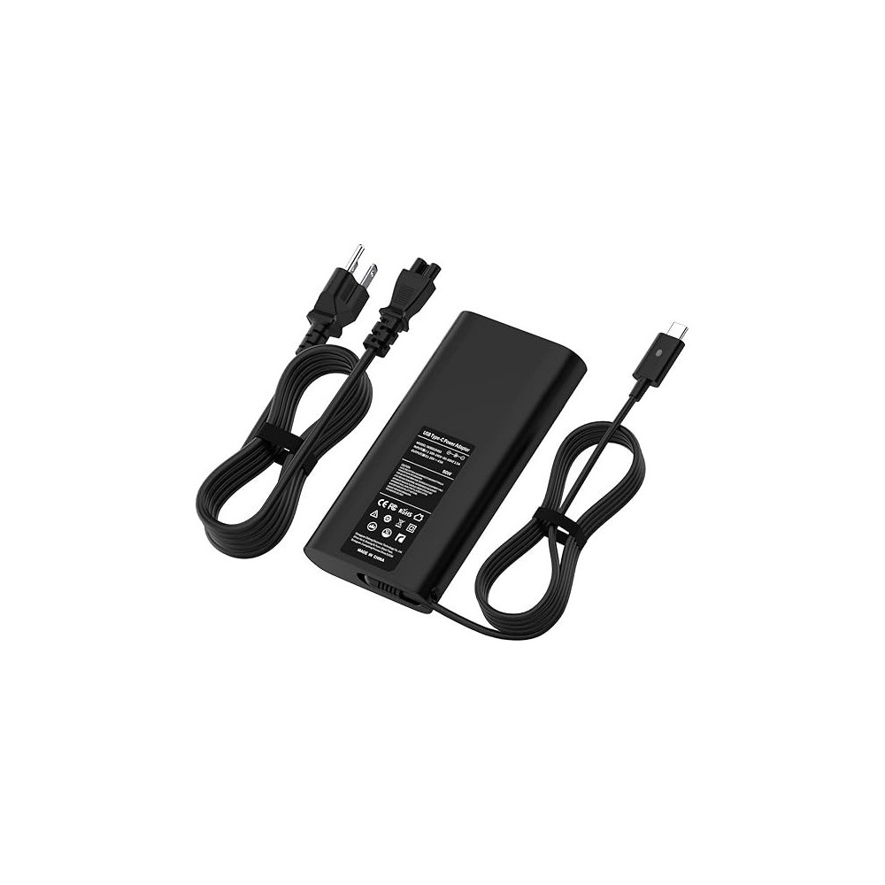 90W Charger USB Type-C For Dell Laptop Charger, Black