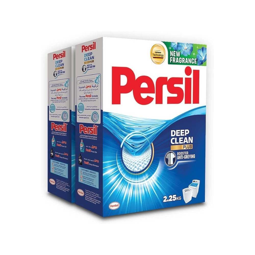 Persil Powder Laundry Detergent For Top Loading Washing Machines, Pack Of 2, 2.25 Kg
