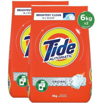Tide Automatic Laundry Detergent Powder, Pack Of 2, 6 Kg