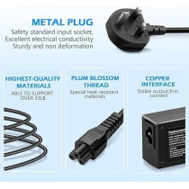 Givehooy 65 Watts Laptop Charger, Black