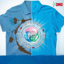 Omo 3-In-1 Laundry Capsules, Eucalyptus Stain Removal Detergent, 15 Pods, Pack Of 2