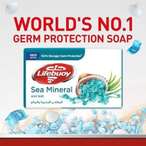 Lifebuoy Bar Soap Sea Mineral And Salt, 125 Gm