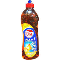 Ora All In 1 Orange Dishwashing Liquid, 1 Litre