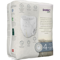 Bambo Nature Premium Eco-friendly Training Pants, Size 4, 22 Count