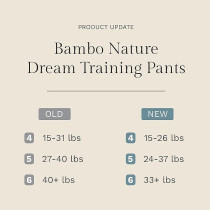 Bambo Nature Premium Eco-friendly Training Pants, Size 4, 22 Count