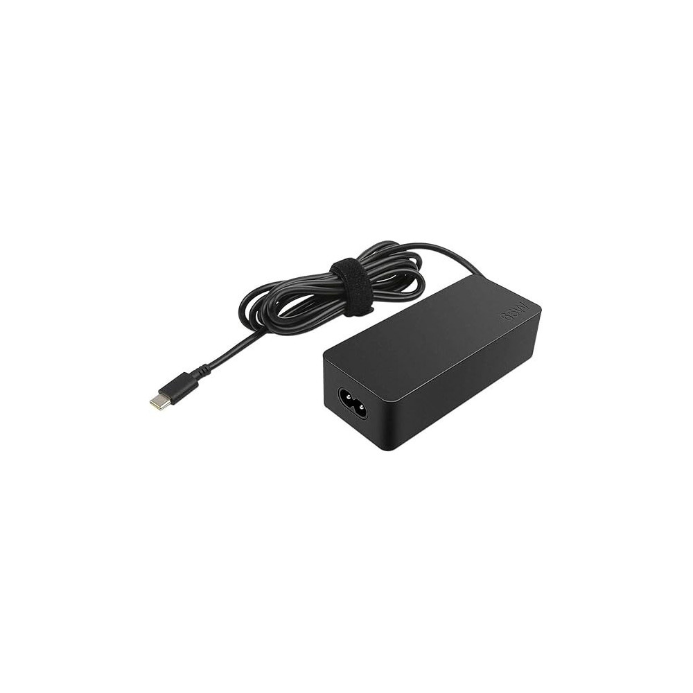 Lenovo 65W, 20V Standard USB Type-C AC Adapter Charger, Black