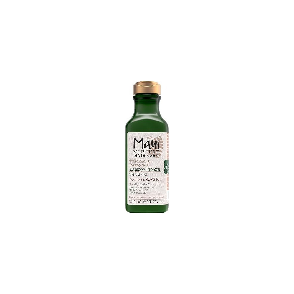 Maui Moisture Thicken And Restore + Bamboo Fiber Sulfate Free Shampoo, 385 ml