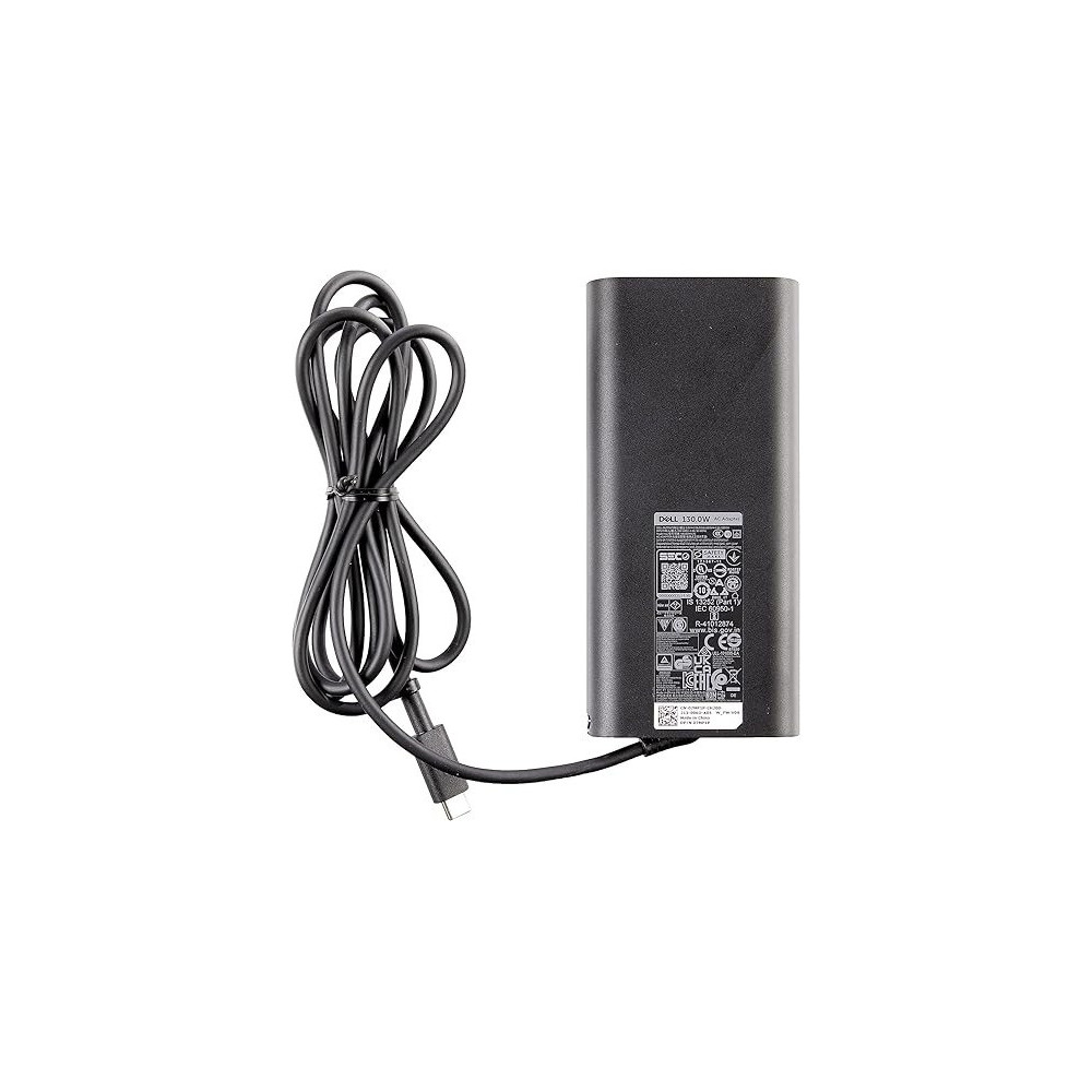 Dell Genuine 130 W USB Type-C Replacement AC Adapter, Black