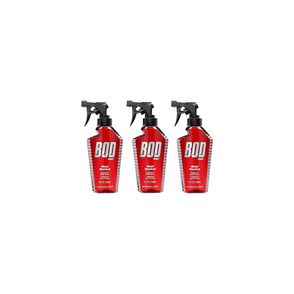 Bod Man Most Wanted Fragrance Body Spray, 236 Ml, Pack Of 3