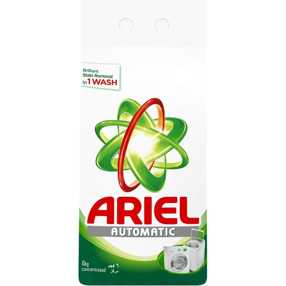 Ariel Automatic Laundry Powder Detergent Original Scent, 6 Kg